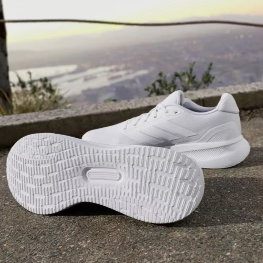 New adidas Runfalcon 5 Men's Running Sneakers 'Triple White' (IH7757) Size‎ 8.5